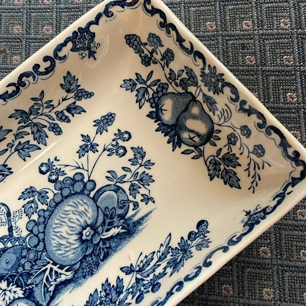 Vintage Mason's Patent Ironstone Blue and White 
